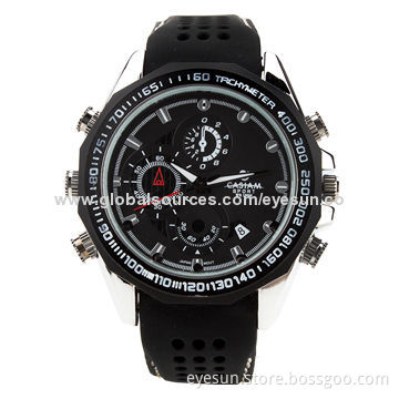 Motion Sensor 1,080P Spy Camera Watch, Night Vision and HiddenNew